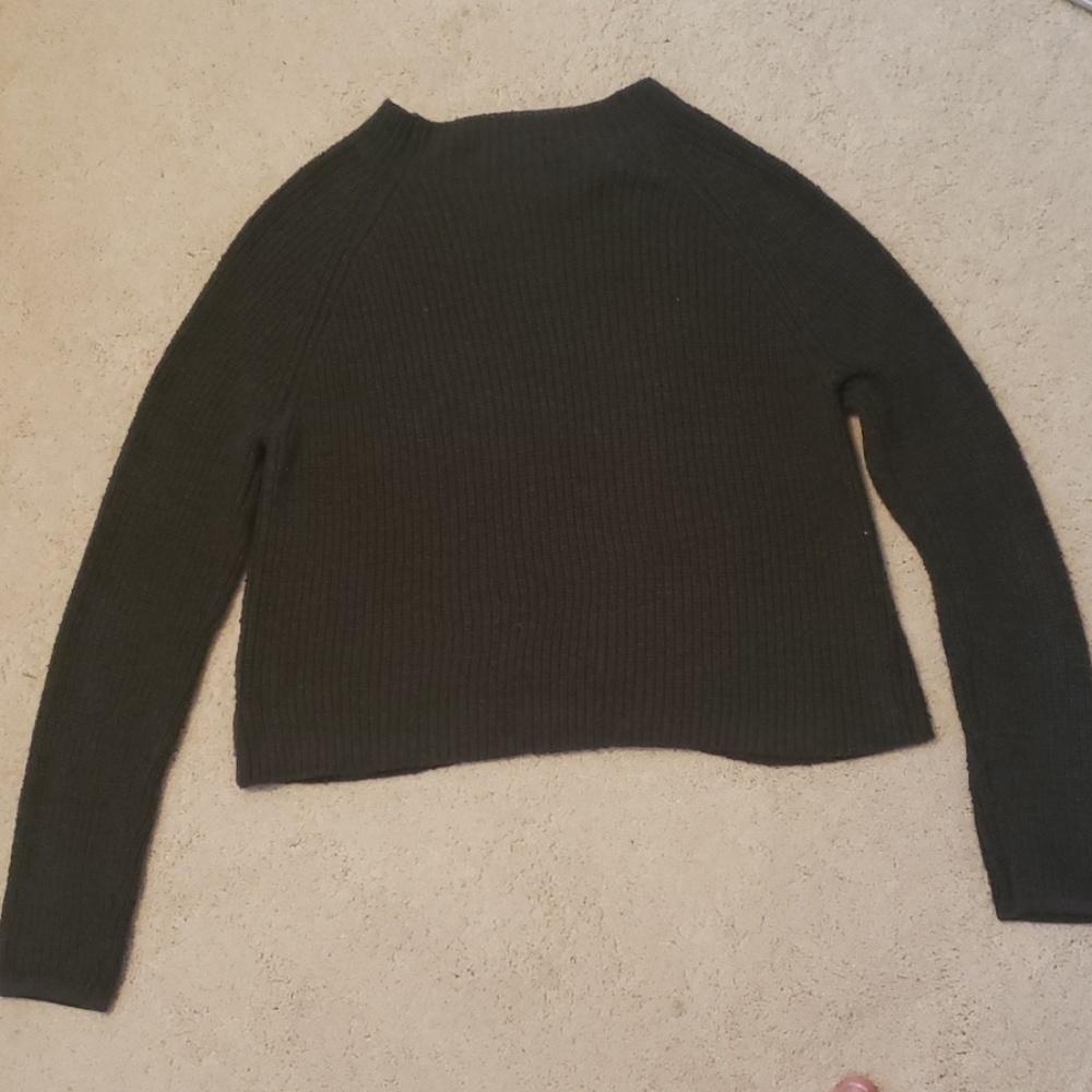 Dark Grey Crop Sweater